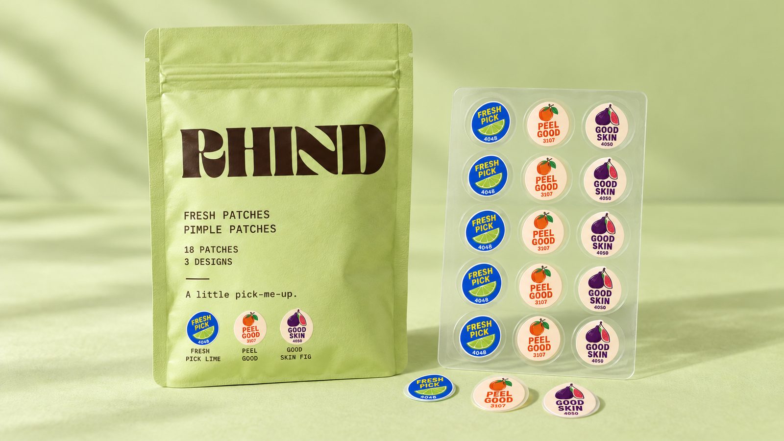 Fresh Patches pouch and sheet